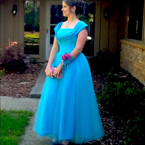 Light in a Box Dresses & Skirts - Blue Long Prom Dress Sleeveless - for charity